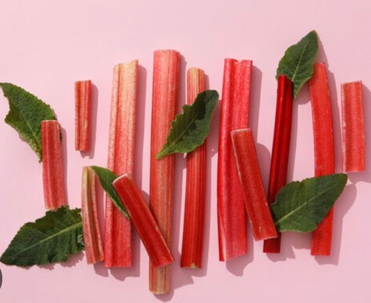 Rhubarb And Fresh Mint