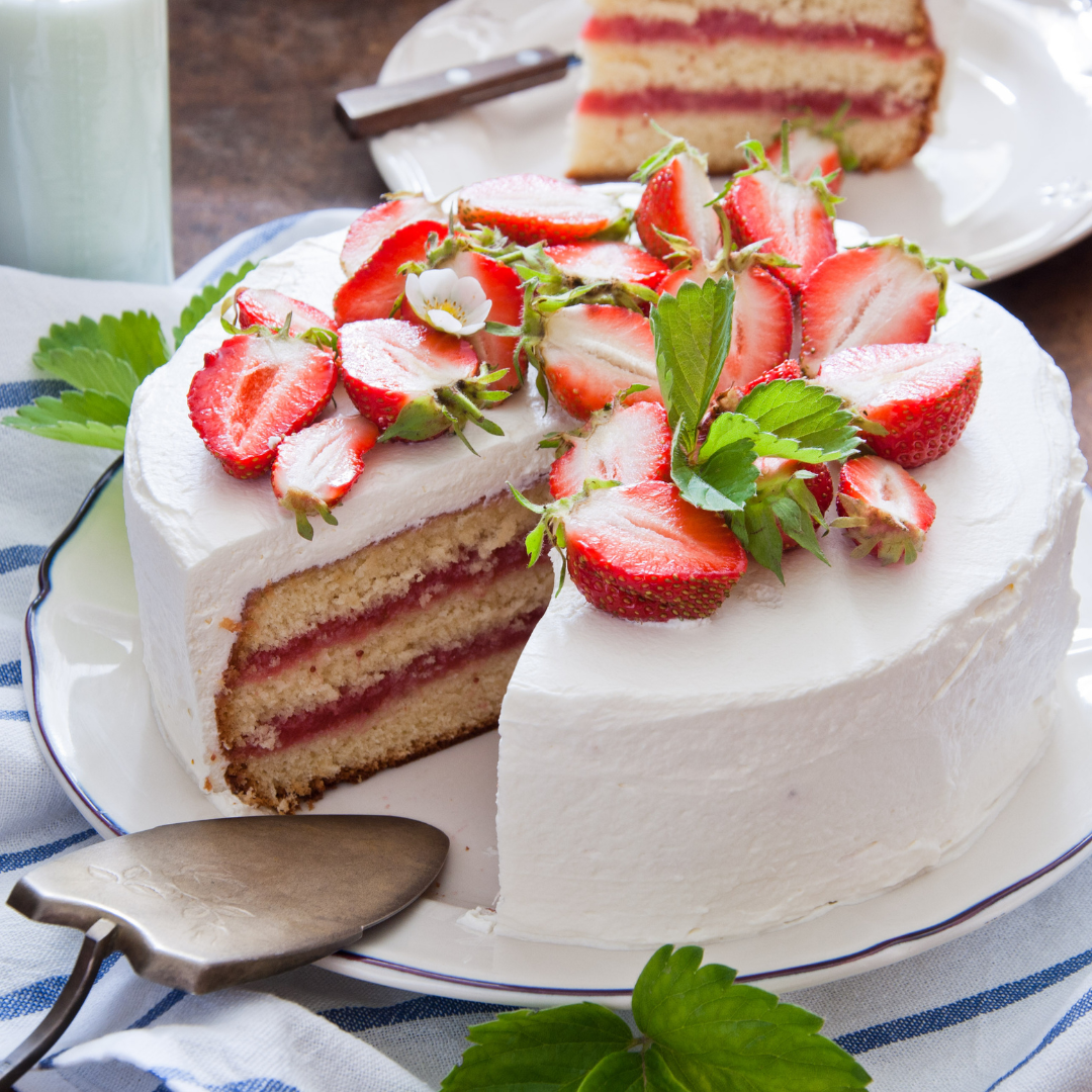 Strawberry Pound Cake