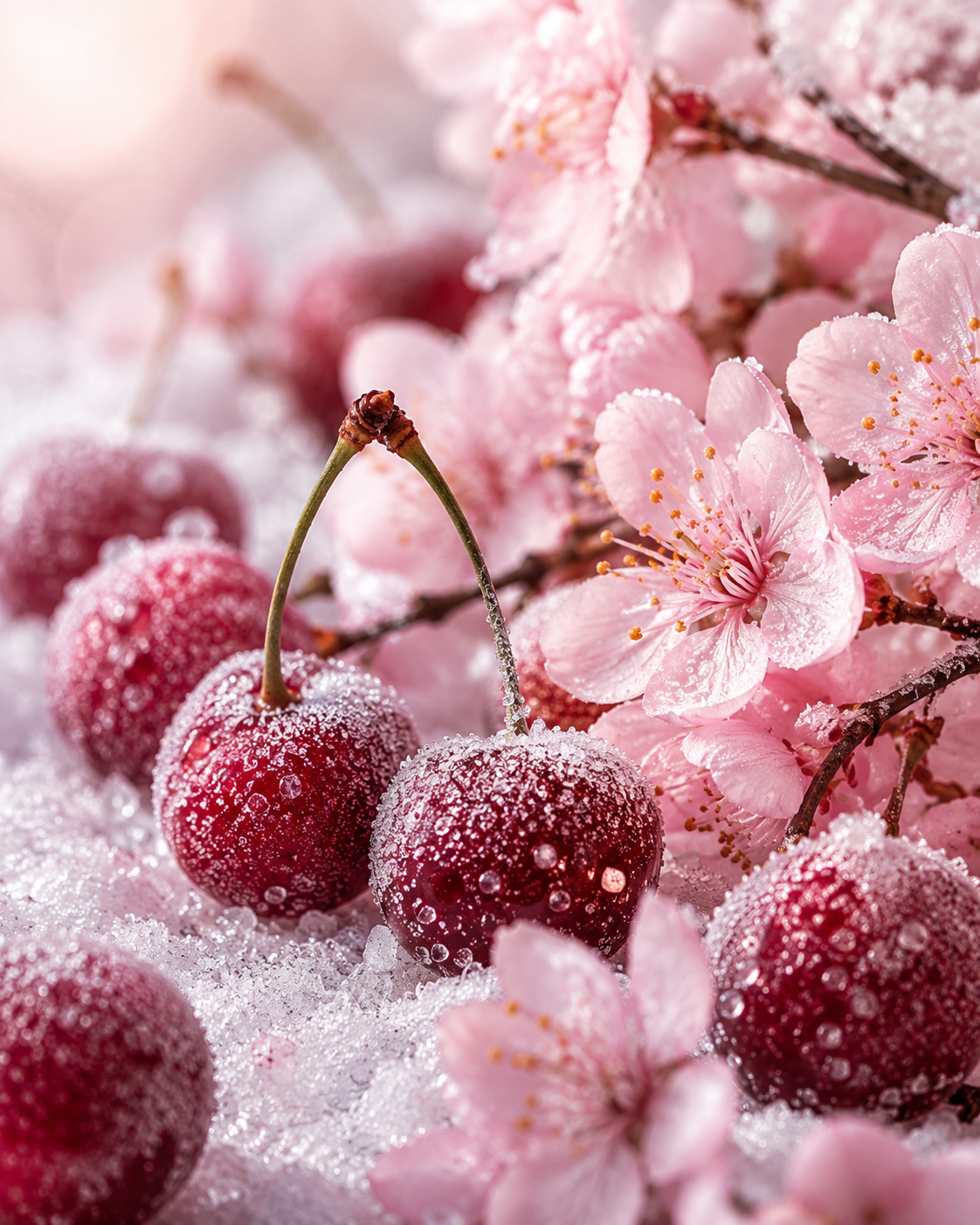 Frosted Cherry & Snow Blossom (PRE-ORDER)
