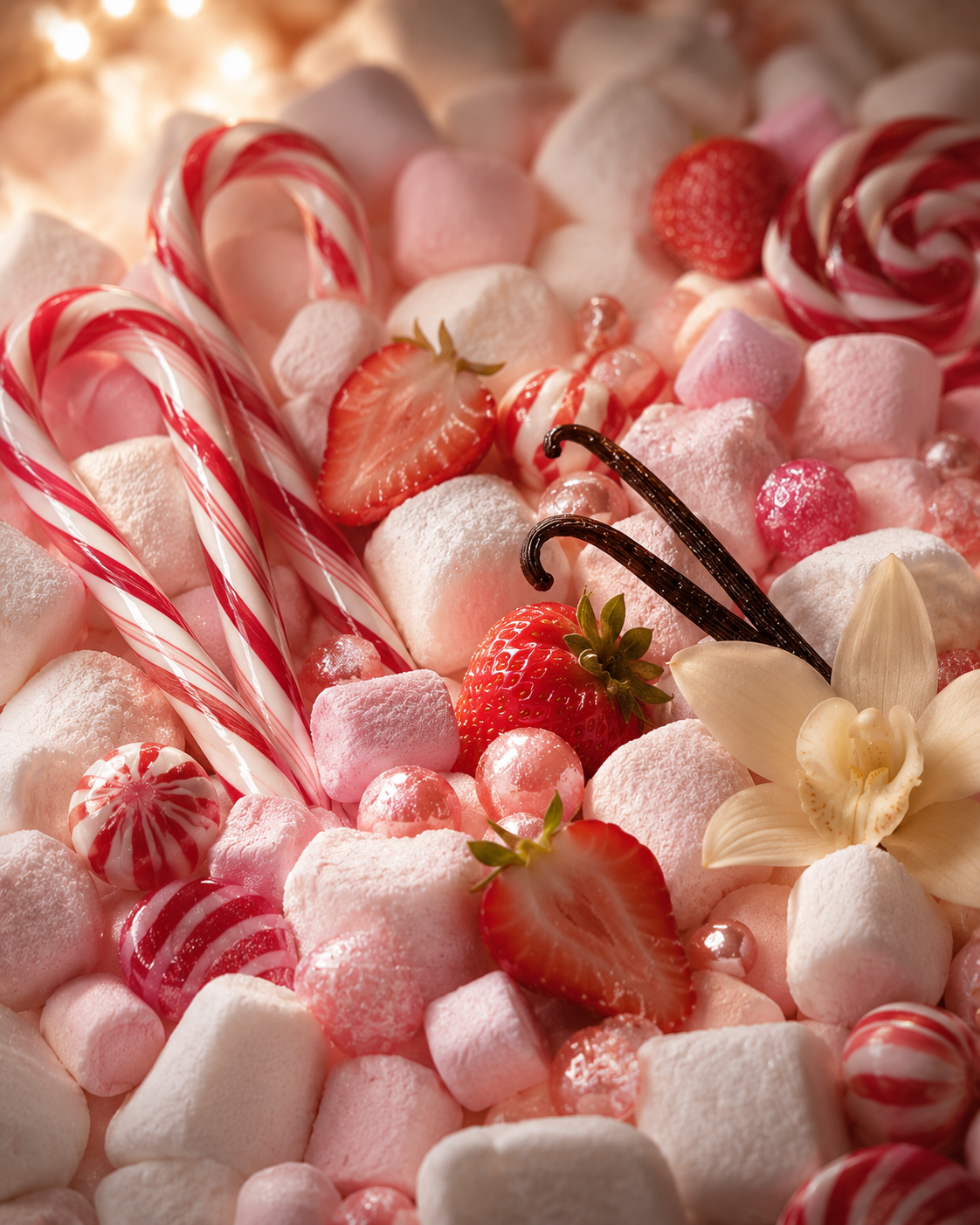 Fluffy Marshmallow & Candy Canes (PRE-ORDER)