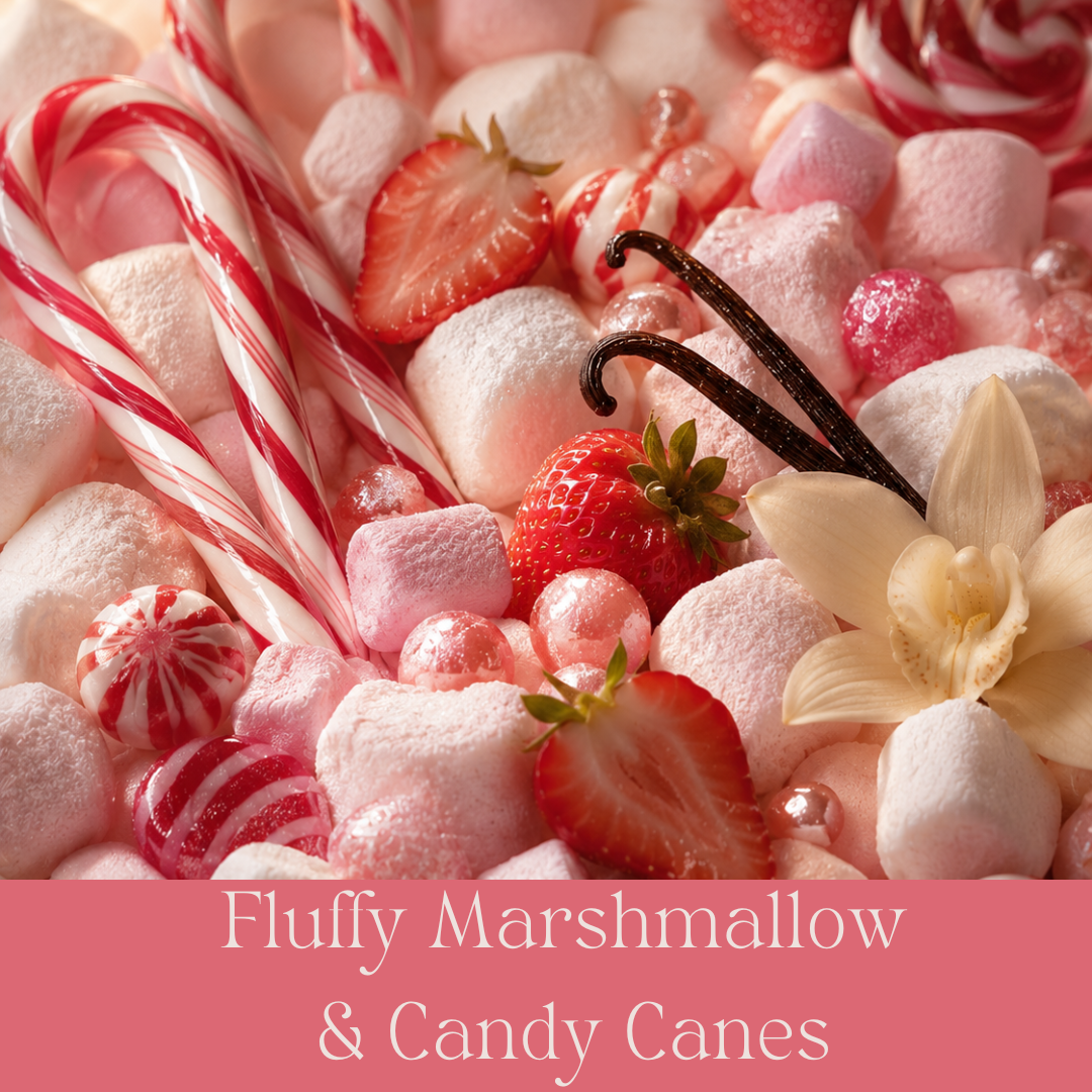 Fluffy Marshmallow & Candy Canes (PRE-ORDER)