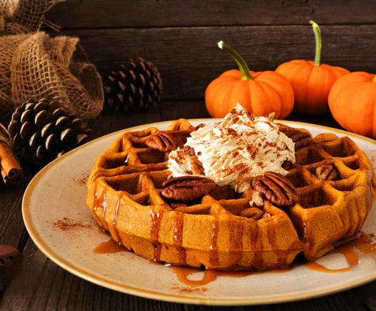 Pumpkin Pecan Waffles