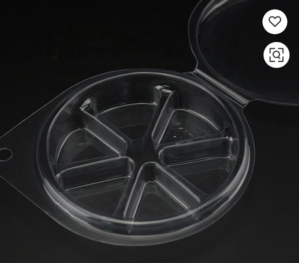 Segment Deli Pot Snapbar Clamshell (with Hanging Hole)