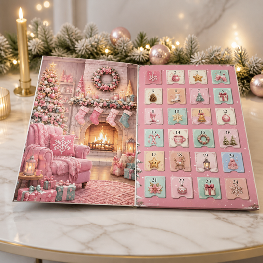 Empty Luxury Advent Calendar (Pink & White Theme) PRE-ORDER